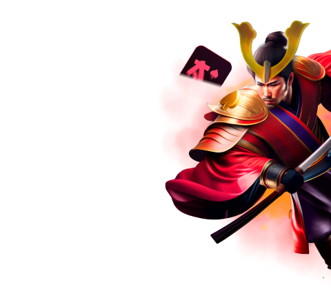 Spin Samurai Mobile App Interface showcasing game lobby and navigation